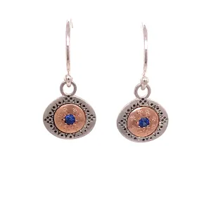 Blue Sapphire Seeds of Harmony Earrings