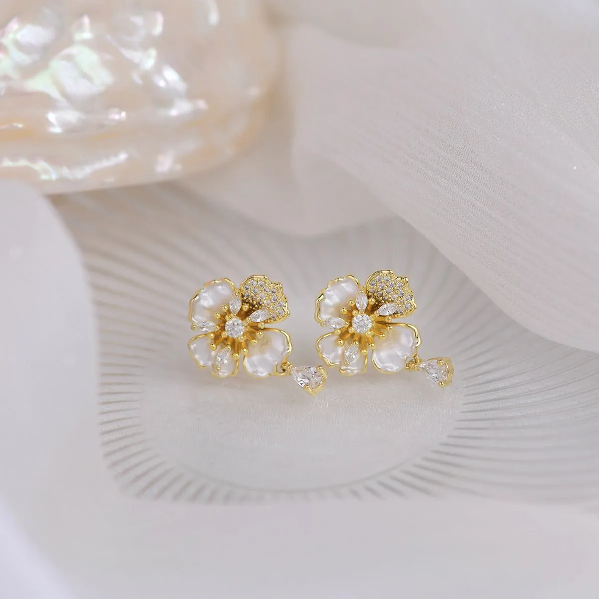Camellia Earrings