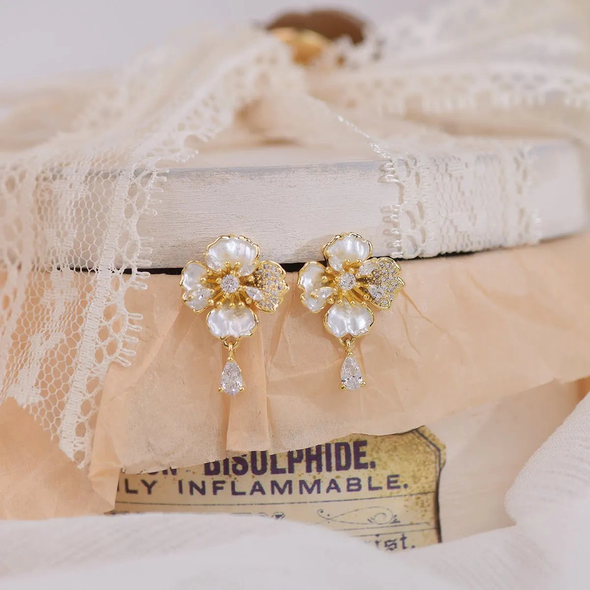 Camellia Earrings