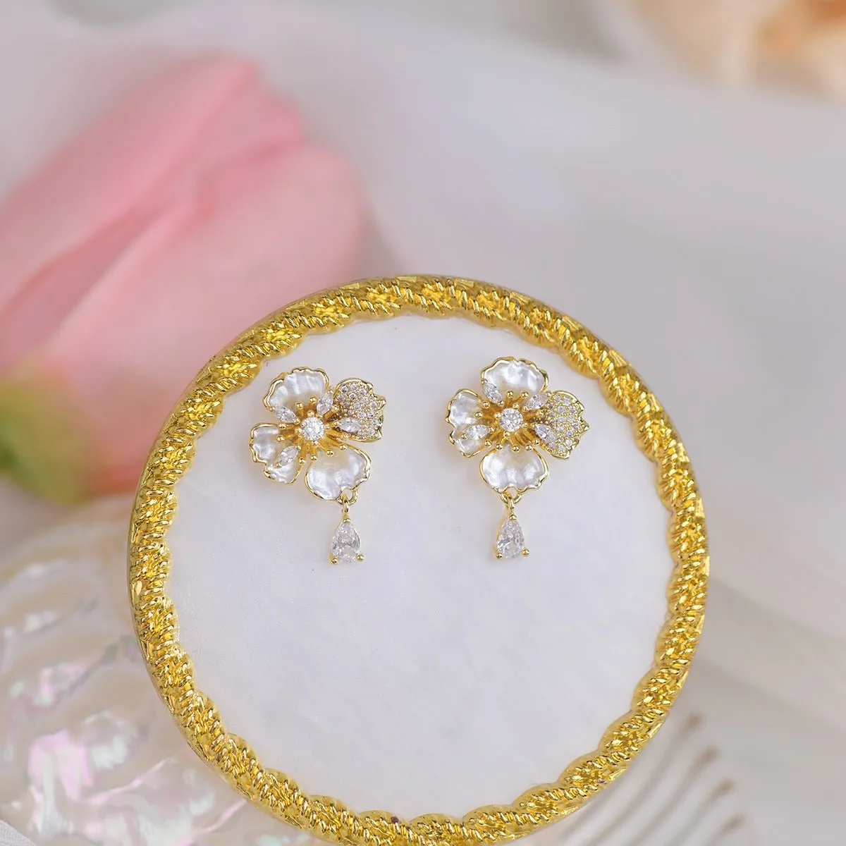 Camellia Earrings
