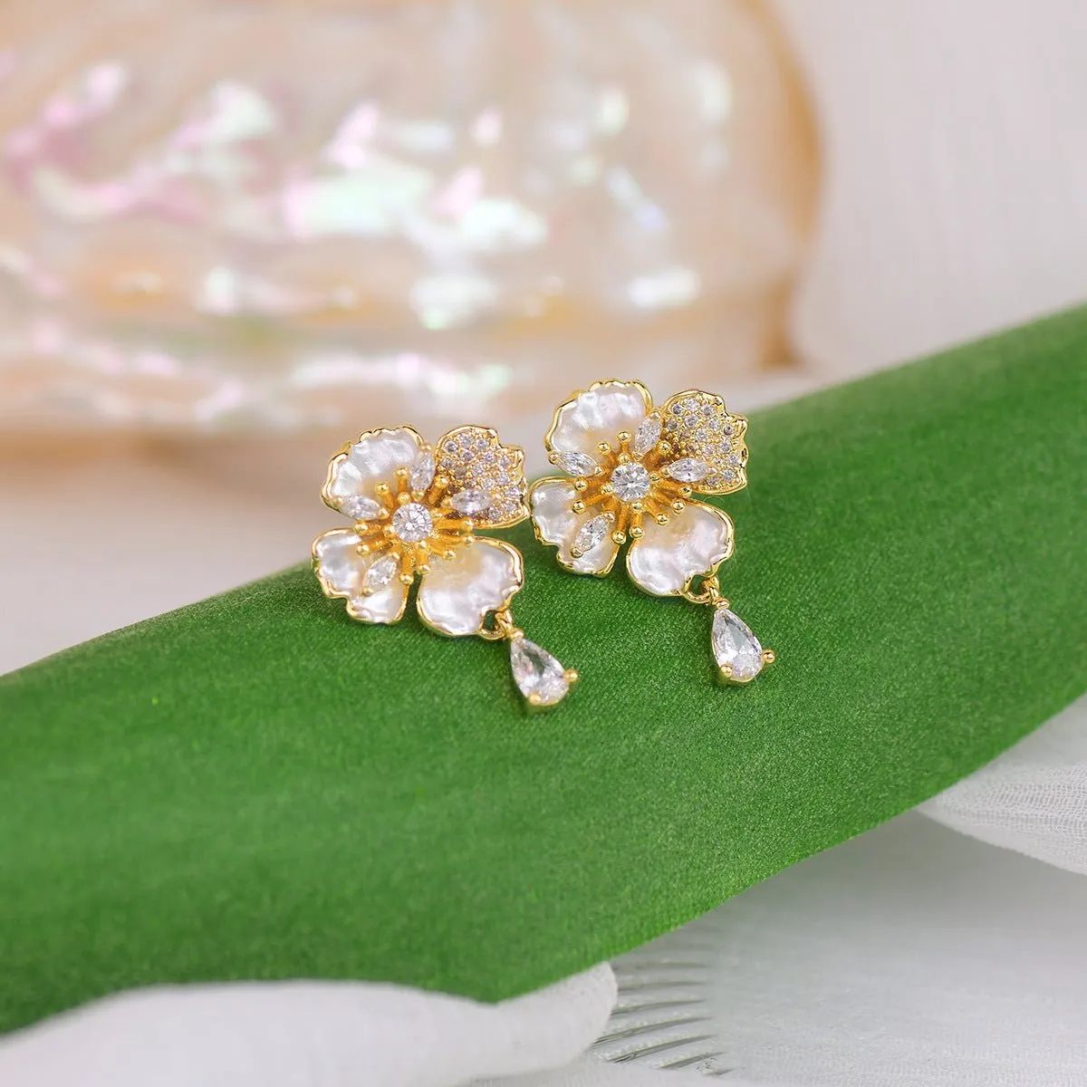 Camellia Earrings