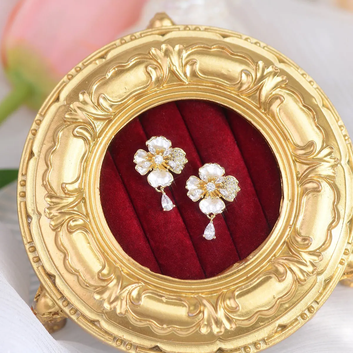 Camellia Earrings