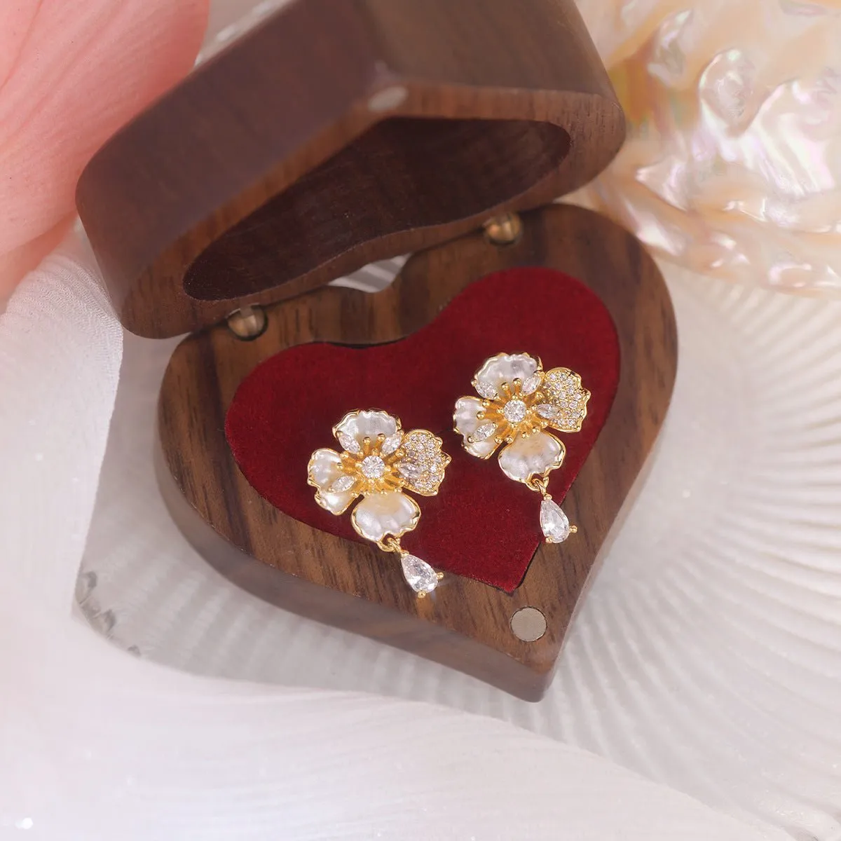 Camellia Earrings