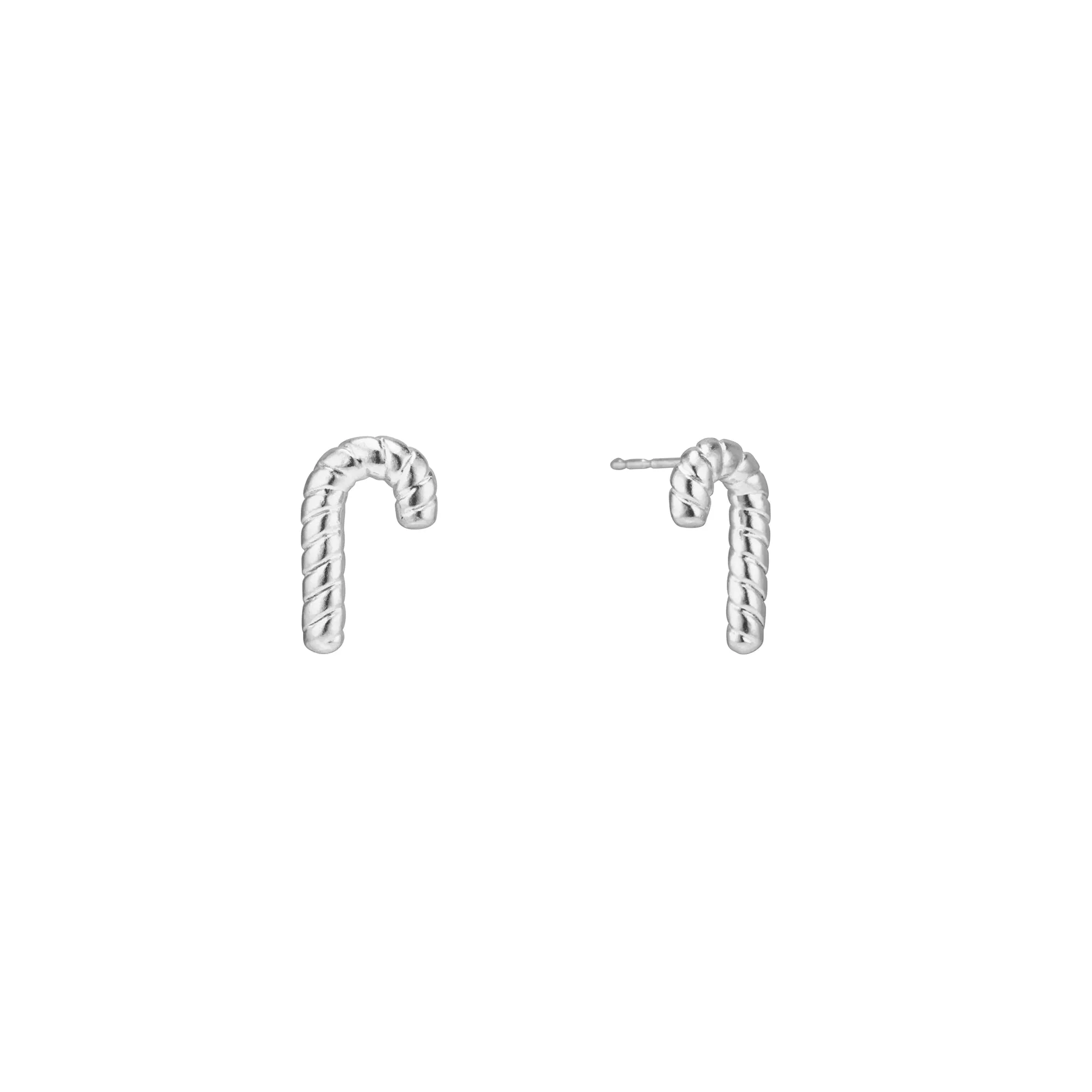 Candy Cane Stud Earrings