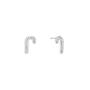 Candy Cane Stud Earrings