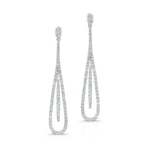 Chandelier Dangling Diamond Earrings