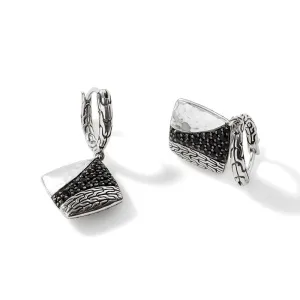 Classic Chain Hammered Drop Earrings