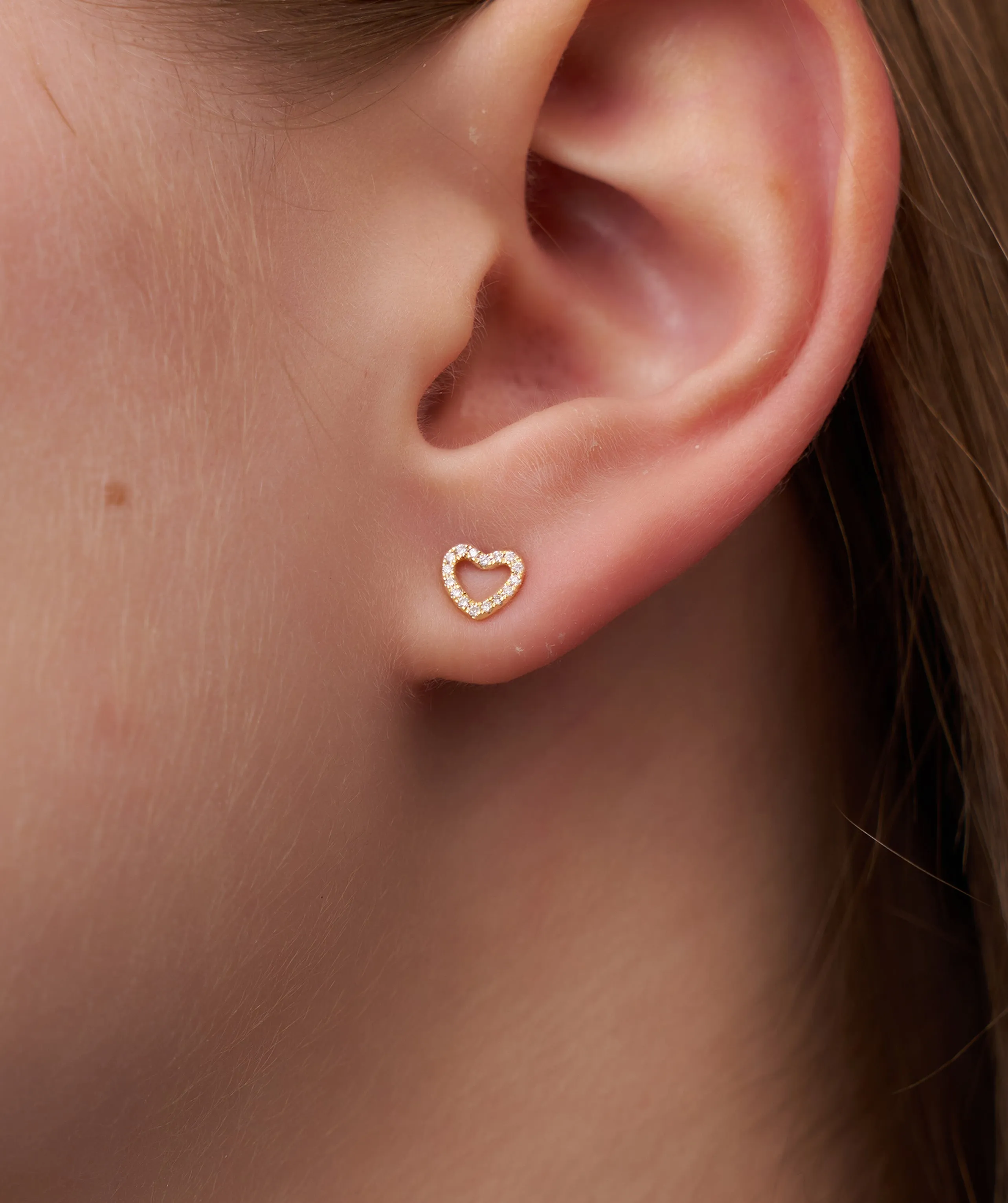 Classic Open-Heart Studs