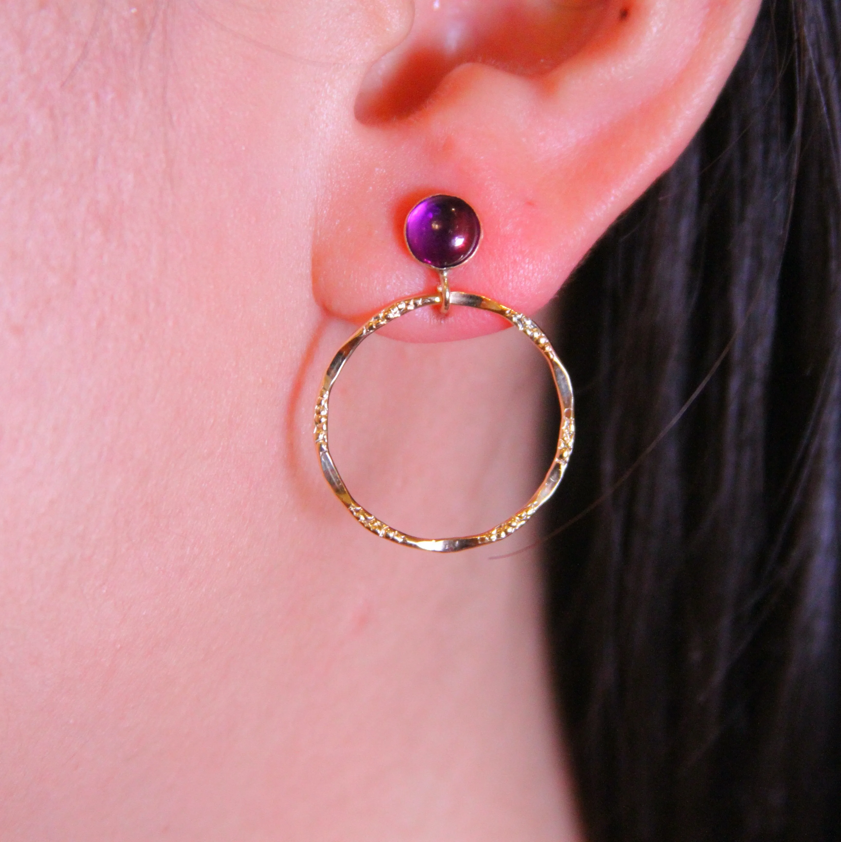 Cleopatra Hoop Earrings