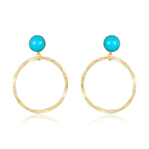 Cleopatra Hoop Earrings