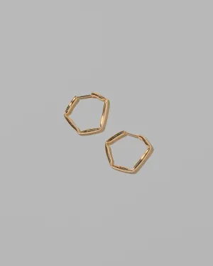 Crimp Hoop Earrings