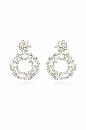 Crystal Bouquet Earrings