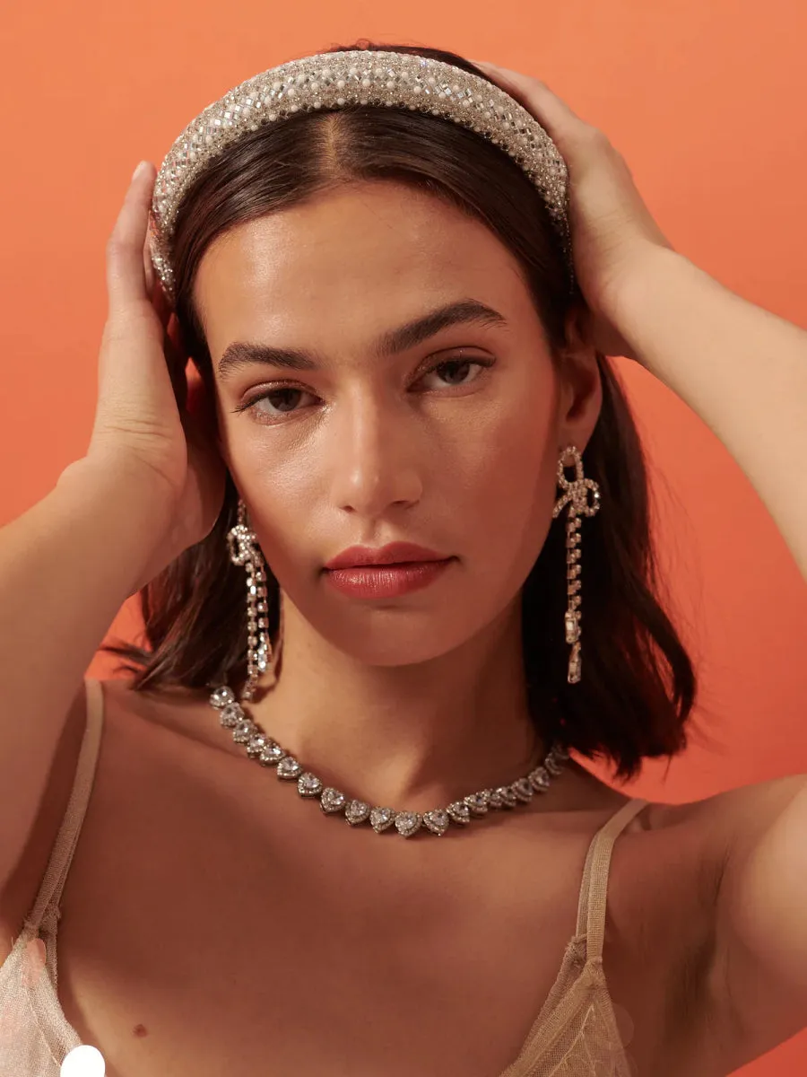 Crystal Bow Earrings