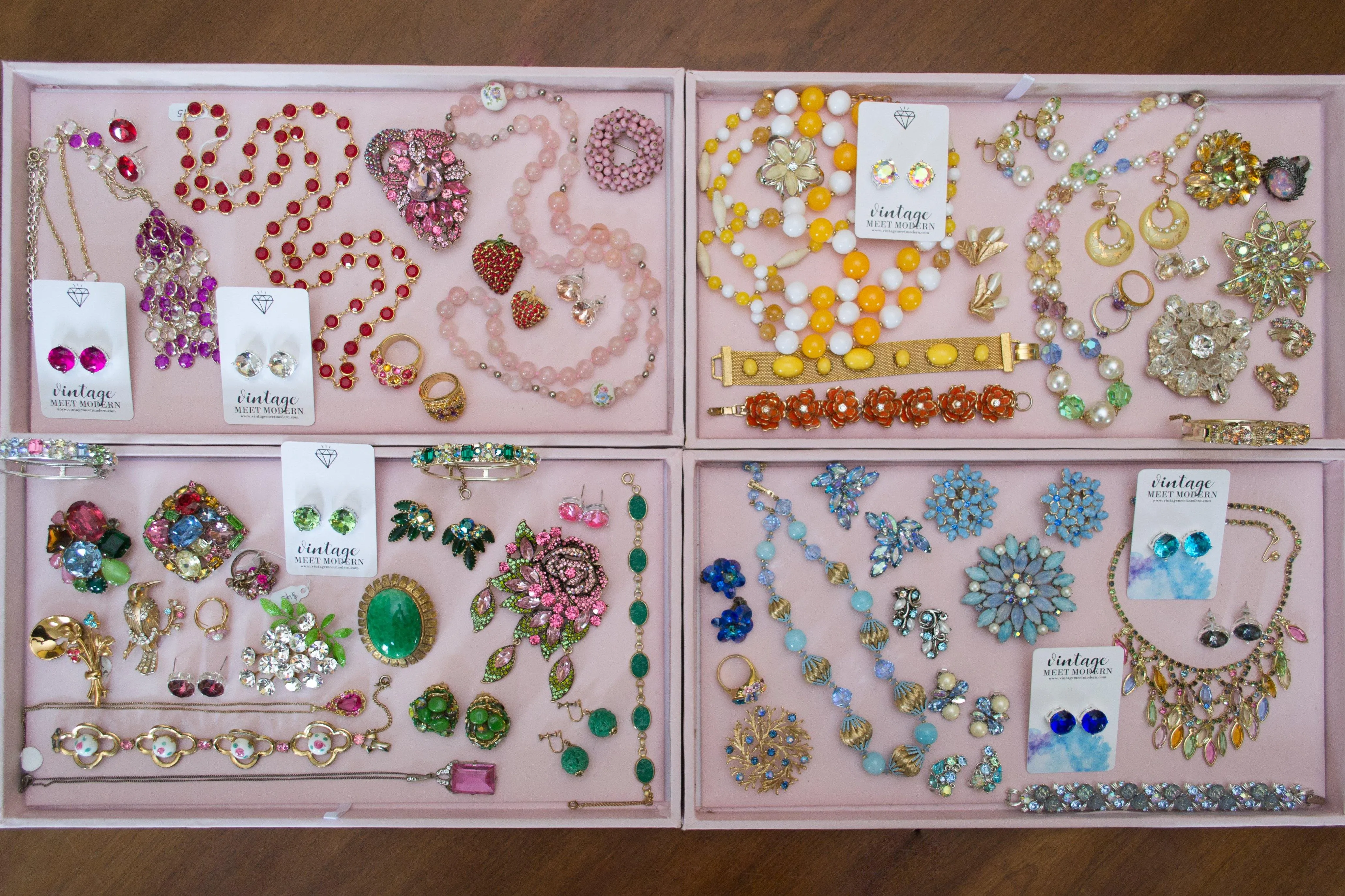 Crystal Clear Candy Stud Earrings