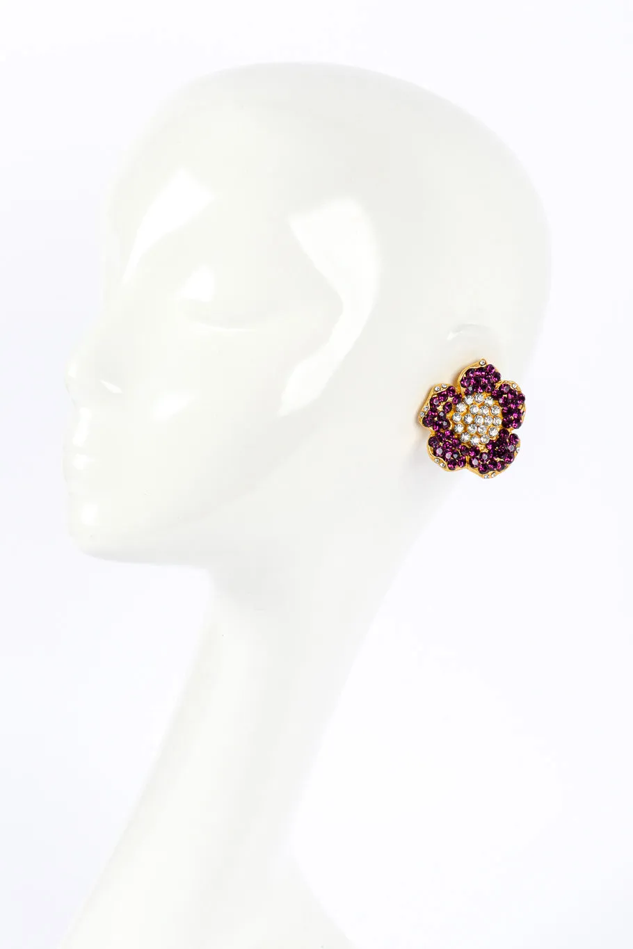 Crystal Flower Earrings
