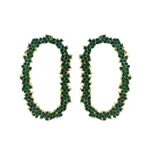 Crystal Garland Drops - Emerald