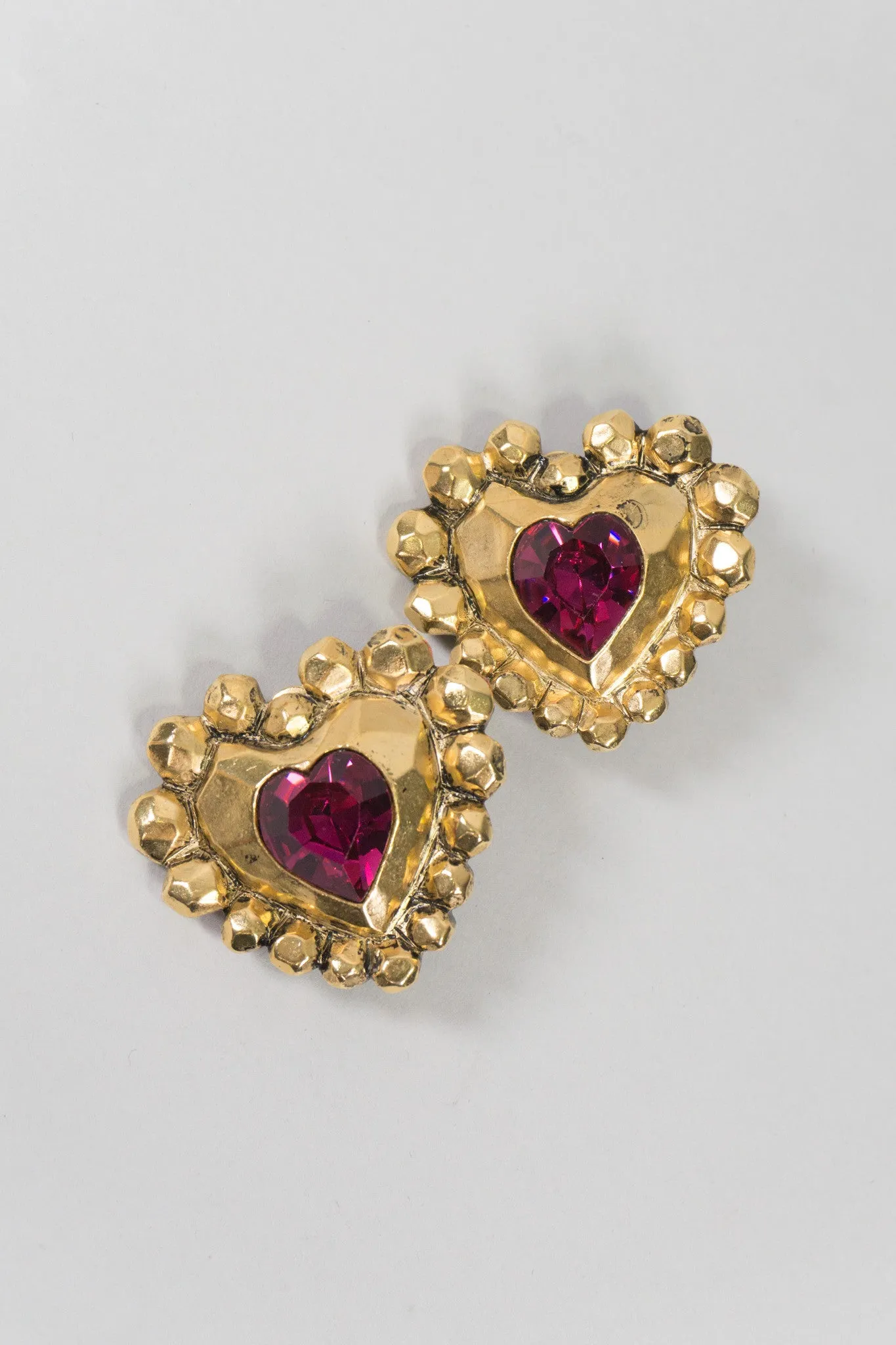 Crystal Heart Earrings