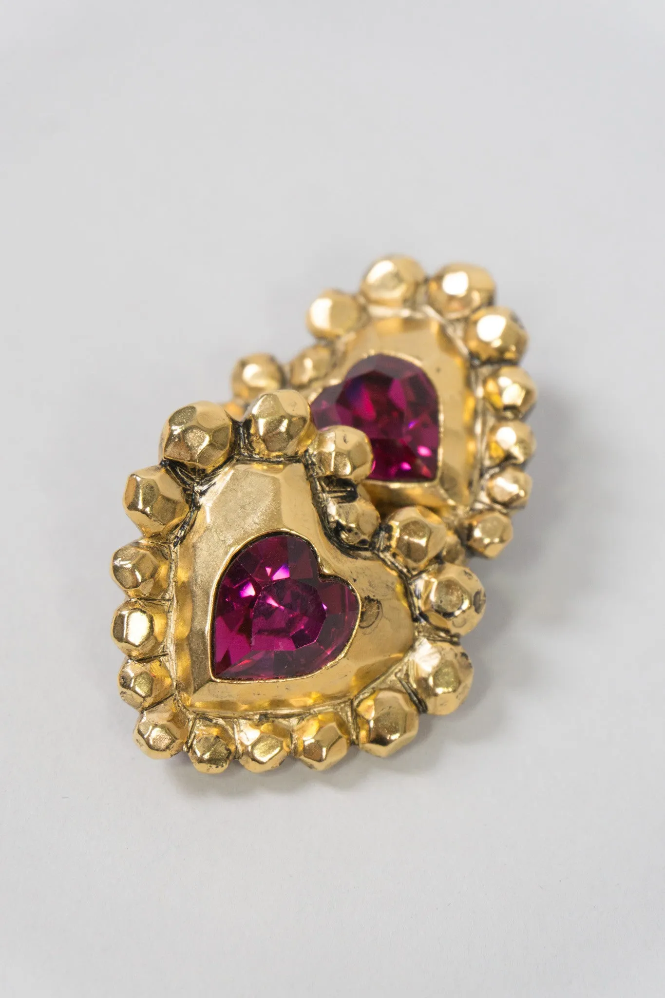Crystal Heart Earrings