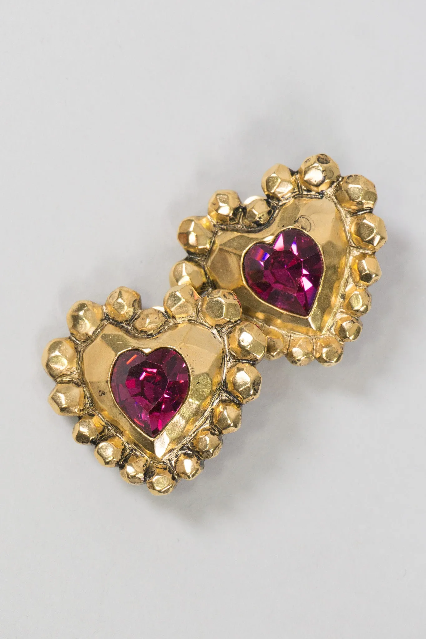 Crystal Heart Earrings