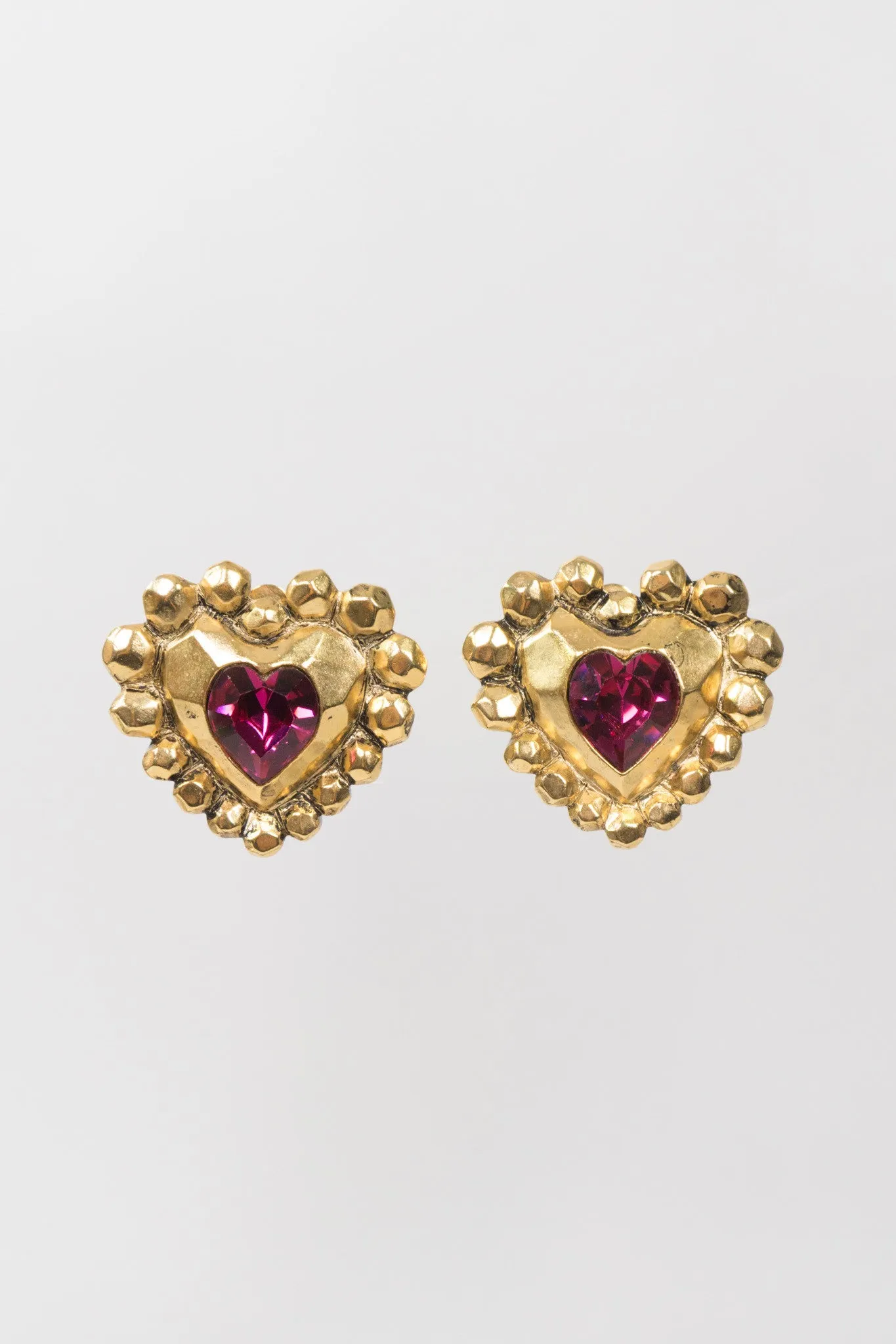 Crystal Heart Earrings