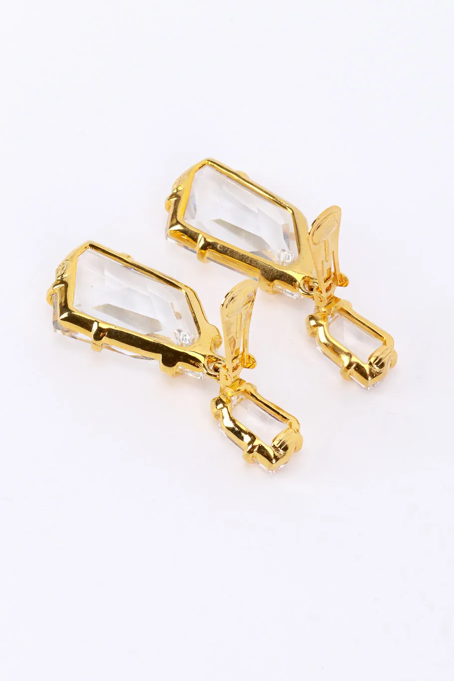 Crystal Ice Nugget Earrings