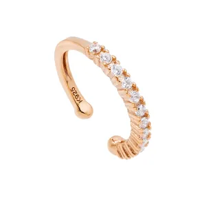 CZ Ridged Ear Cuff