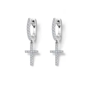 Dangling Cross Earrings