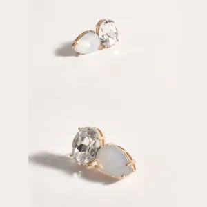 Delia Jewelled Earrings (Opal)