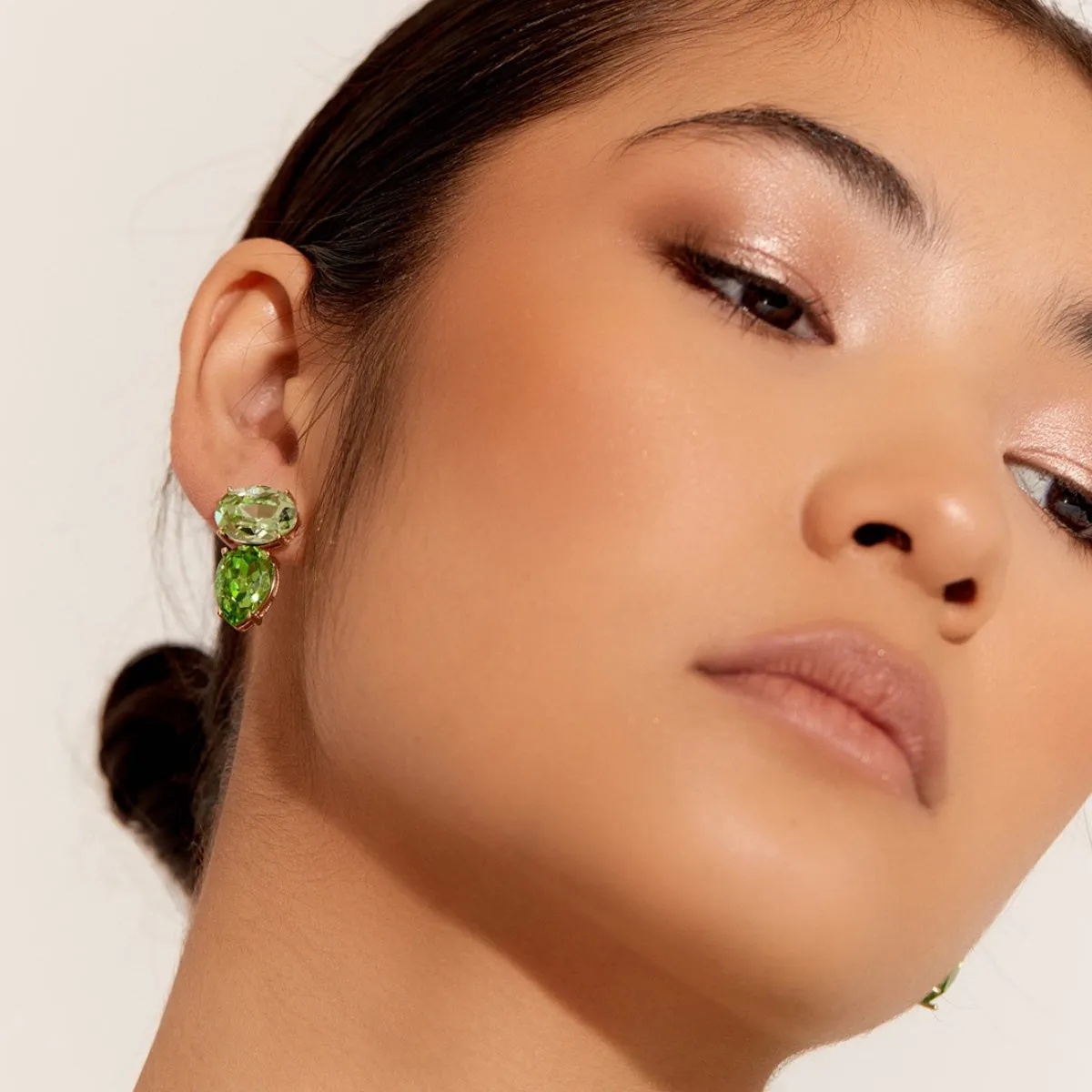 Delia Jewelled Earrings (Opal)