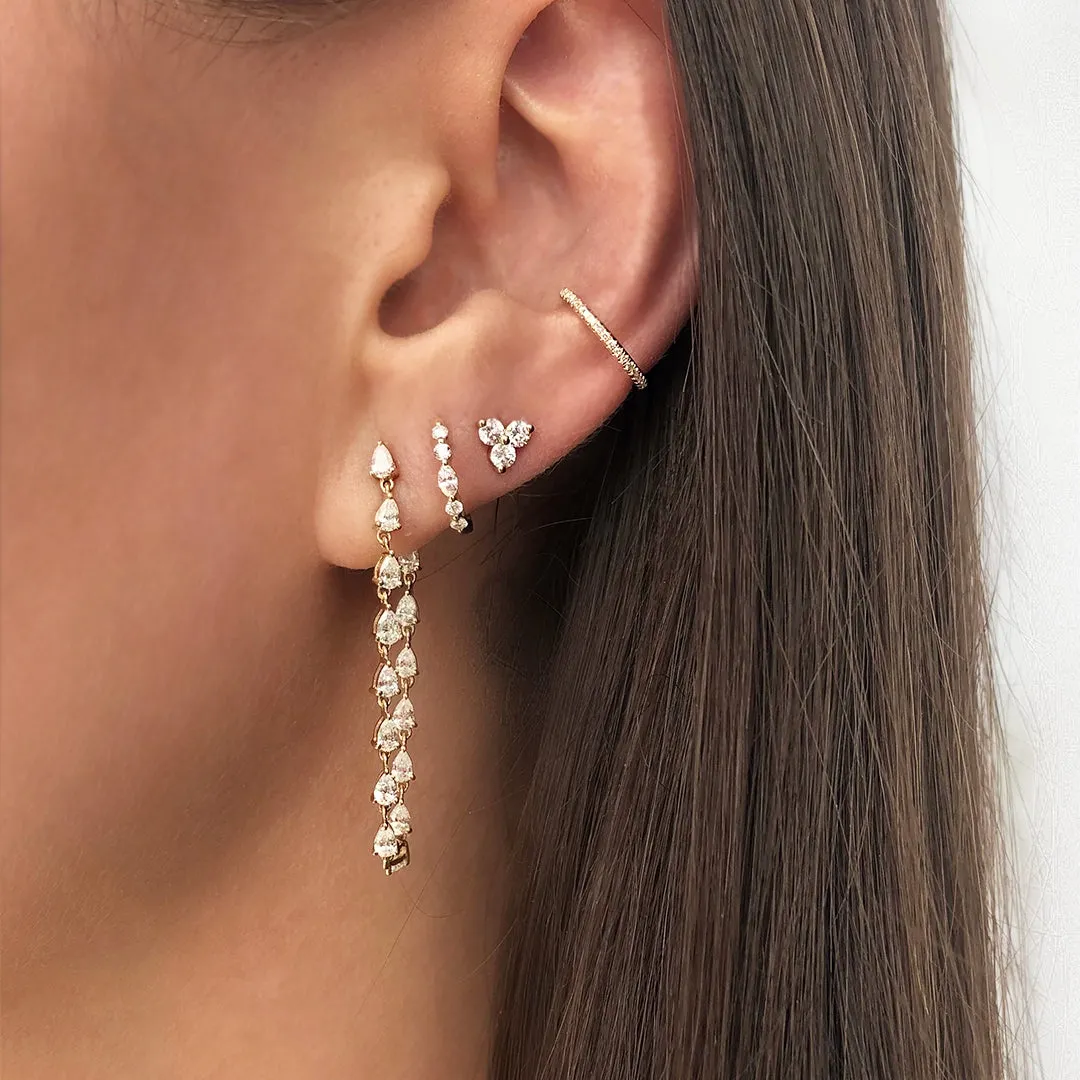 Diamond Cuff Earring