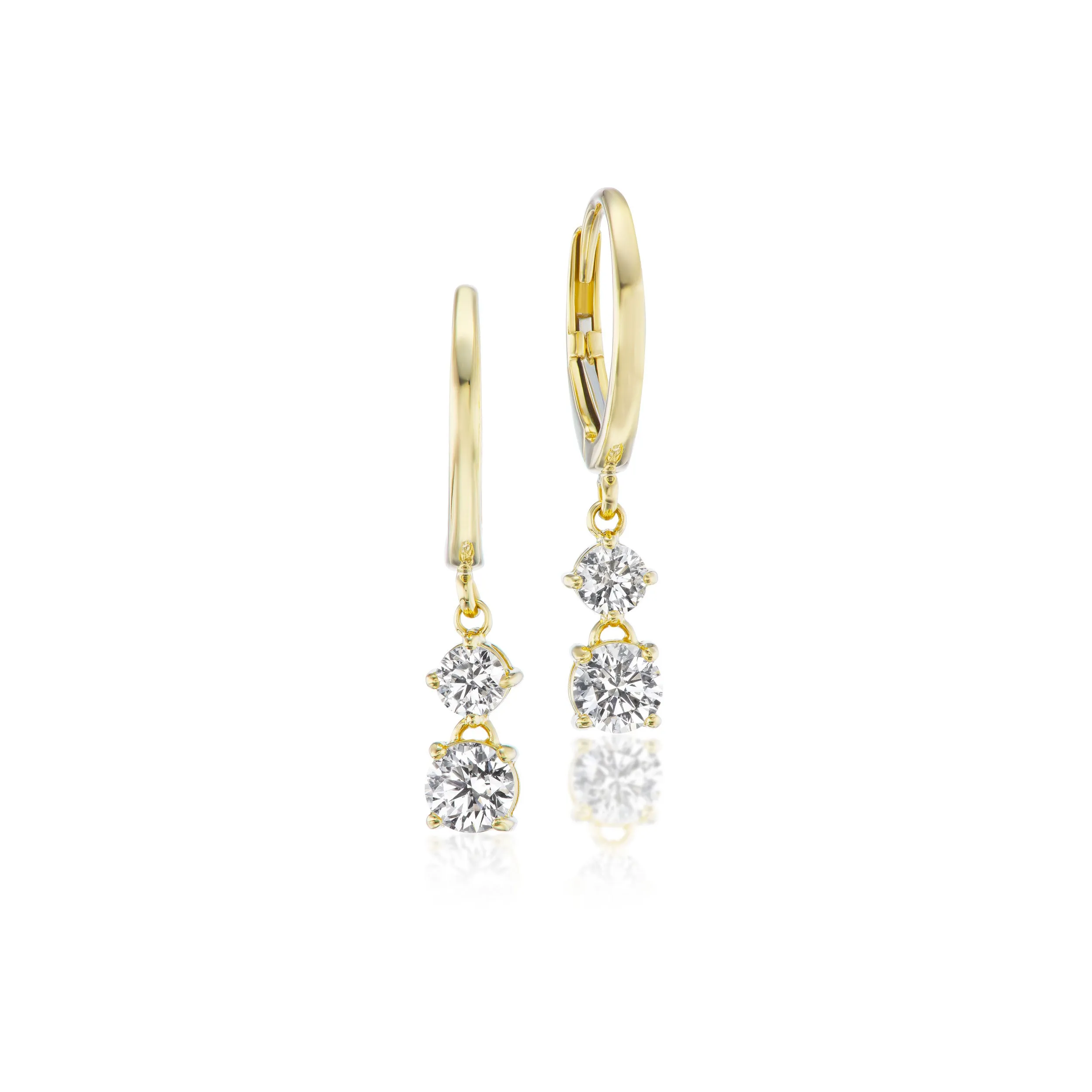Diamond Drop Earrings