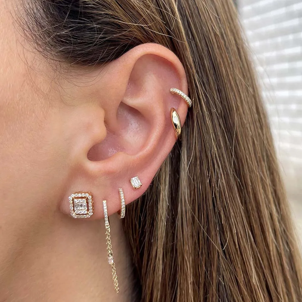 Diamond Ear Cuff 14K