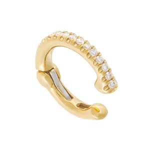 Diamond Ear Cuff 14K
