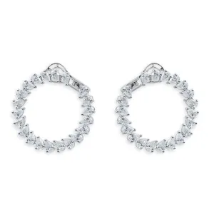 Diamond Earrings: Pear-Shaped Loops