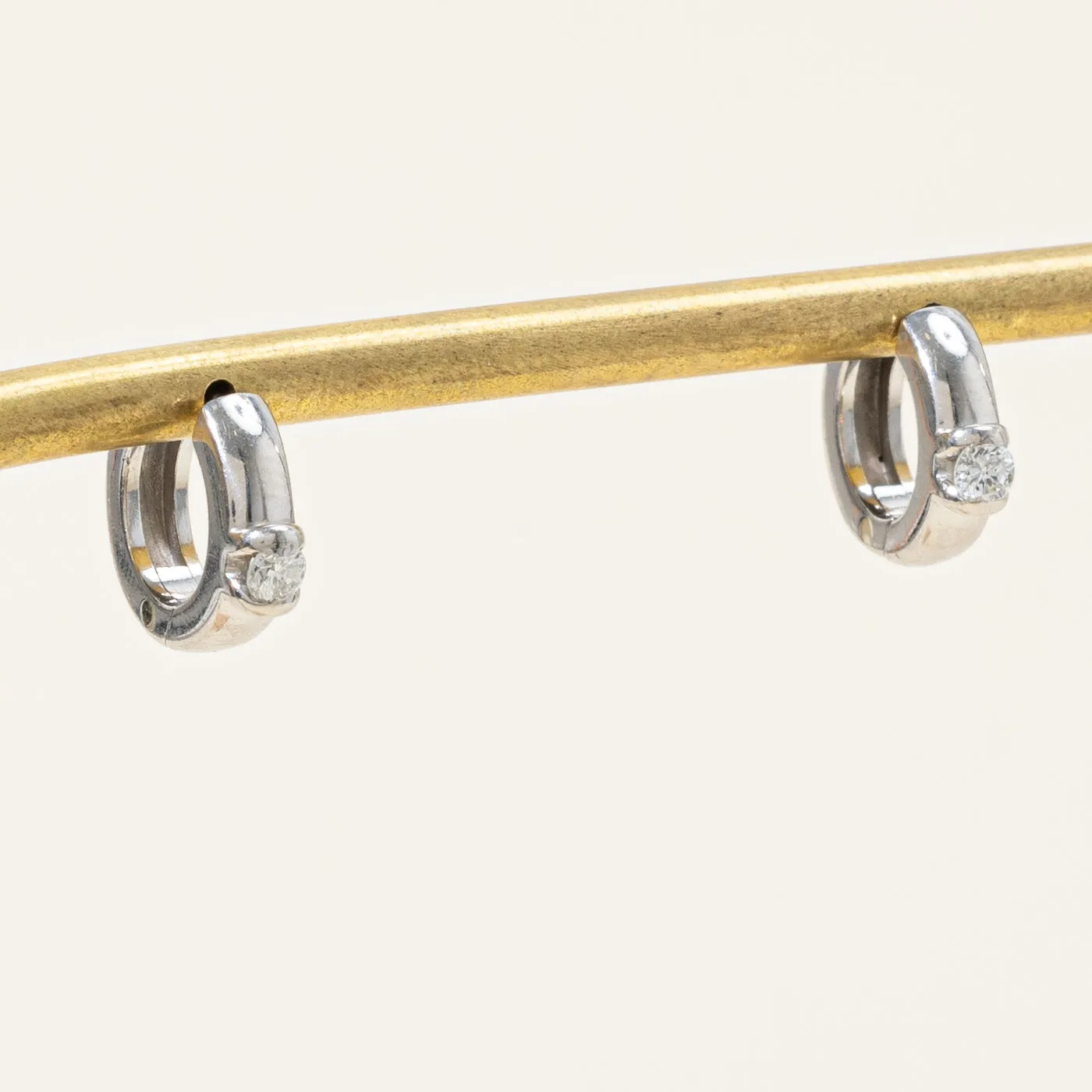 Diamond Hoop Earrings | 0.17ctw |