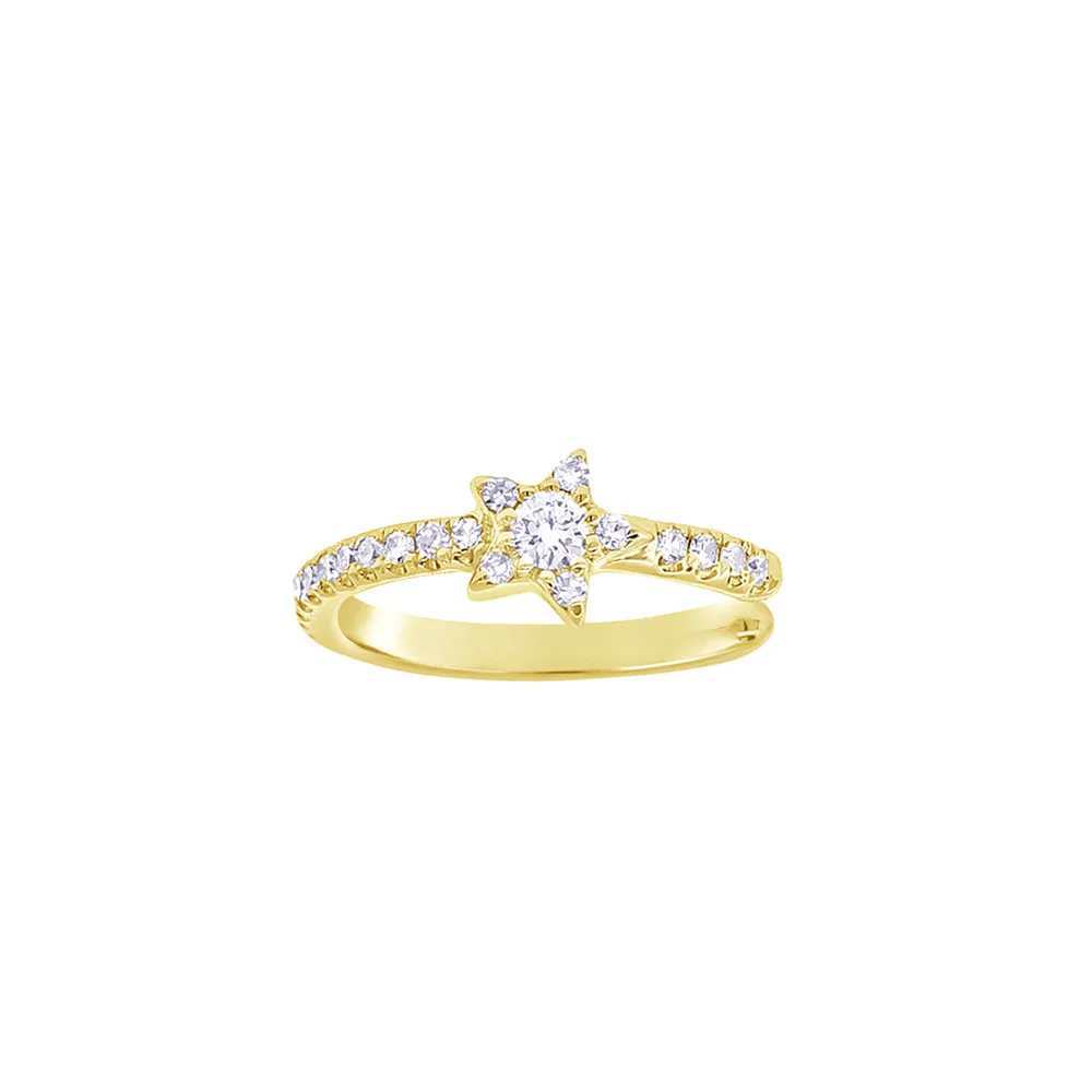 Diamond Star Ear Cuff