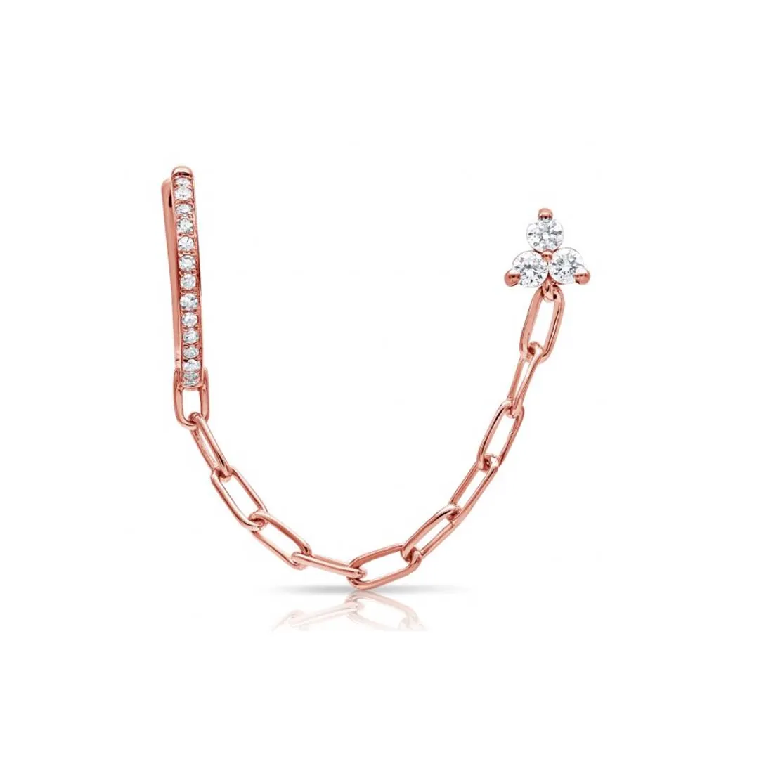 Diamond Trio Cuff Stud