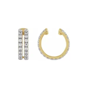 Double Diamond Ear Cuff