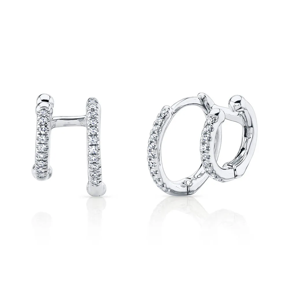 Double Huggie Cuff