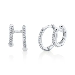 Double Huggie Cuff