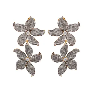 DOUBLE LILIUM EARRINGS