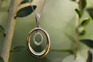 Double Oval Pendant