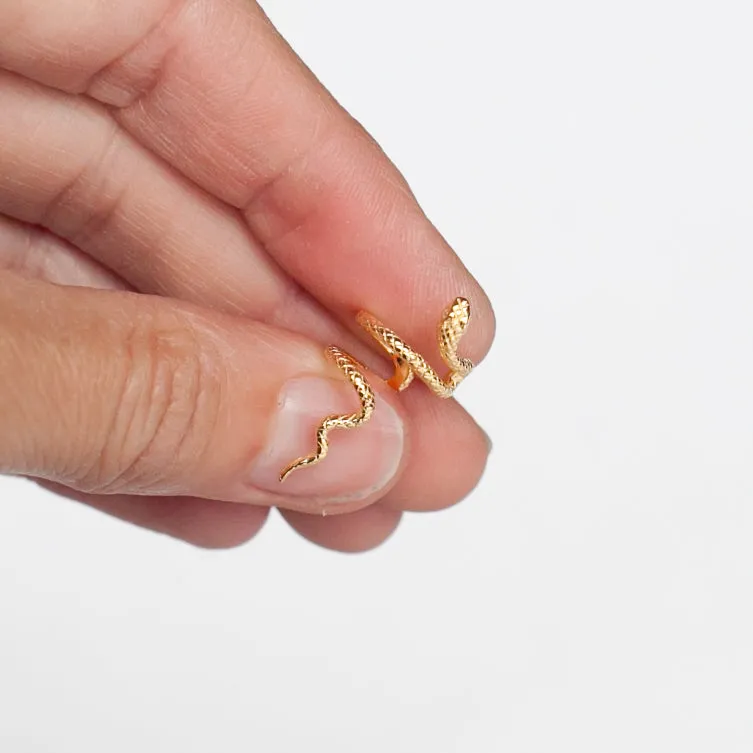 Ear Cuff Snake in Gold Vermeil (no piercing needed)