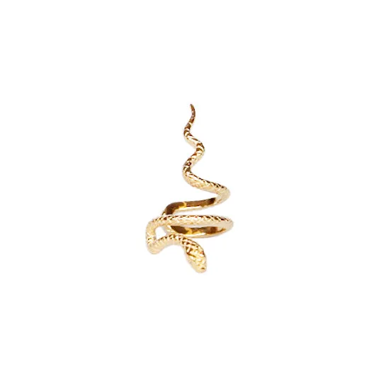 Ear Cuff Snake in Gold Vermeil (no piercing needed)