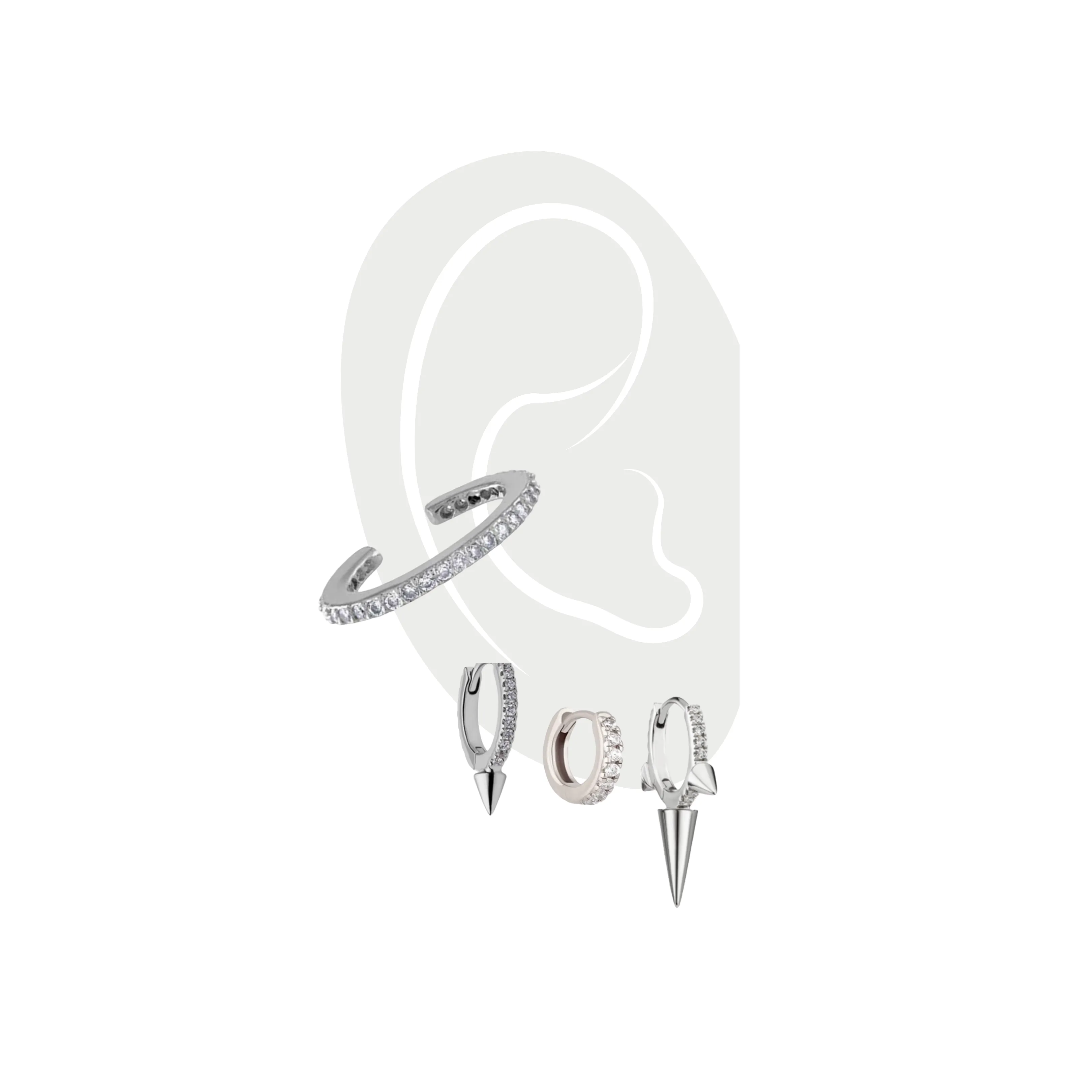 EAR PARTY SET - 3 & 2 HOLES
