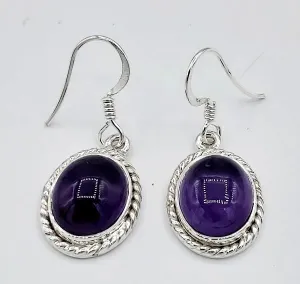 Earrings Amethyst Sterling Silver