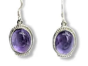 Earrings Amethyst Sterling Silver