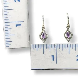 Earrings Amethyst Sterling Silver