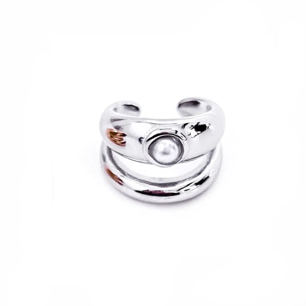 Edie Pearl Double Ear Cuff