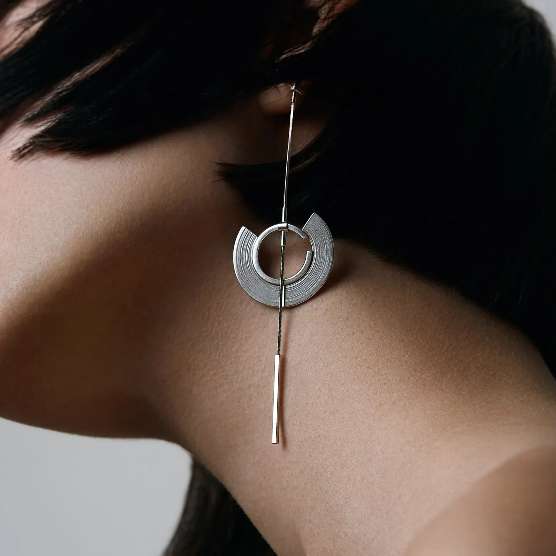EG_01 modular set  [Chain   minimal cuff]   EG_1 ORBIT ear cuff
